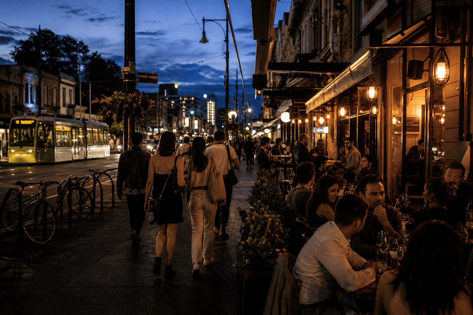 Chapel Street nightlife